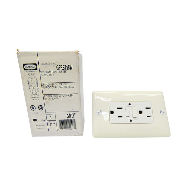 HUBBELL GFRST15W 125V 15A NSMP