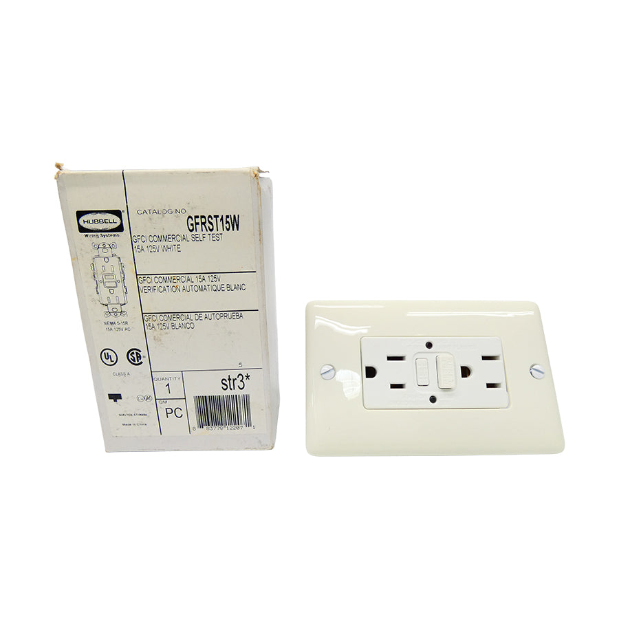 HUBBELL GFRST15W 125V 15A NSMP