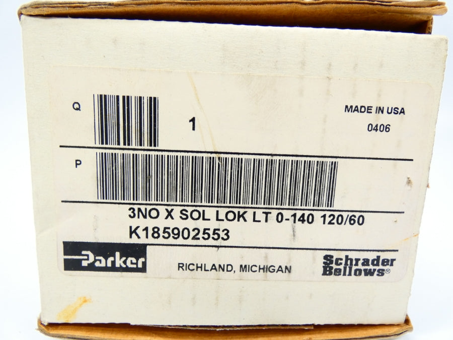PARKER K185902553 120V 0-140PSI NSMP