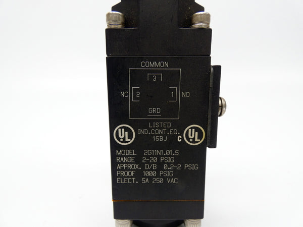 PSI 2G11N1.01.5 250VAC 5A 2-20PSI NSMP