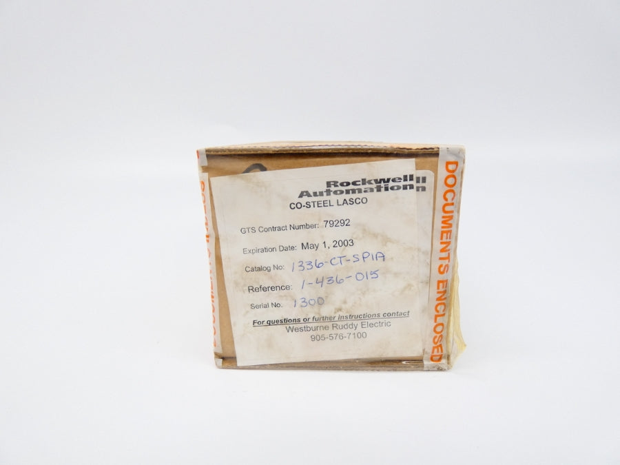 INDUSTRIAL SPARE PART 1336-CT-SP1A SER. A (BR/WH) NSFS