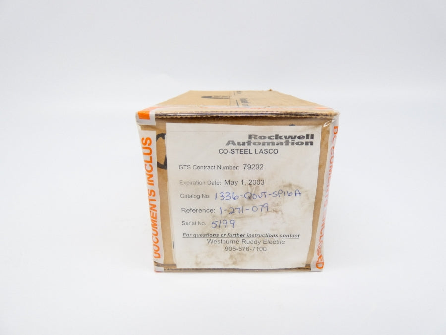 INDUSTRIAL SPARE PART 1336-QOUT-SP16A SER. A 575V (PKG OF 2) (BR/WH) NSFS