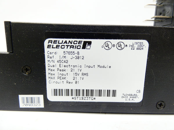 RELIANCE ELECTRIC 45C42 REV. 01 15V NSMP