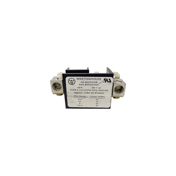 WESTINGHOUSE QC4CONB 8703C27G01 240VAC 120A NSNP