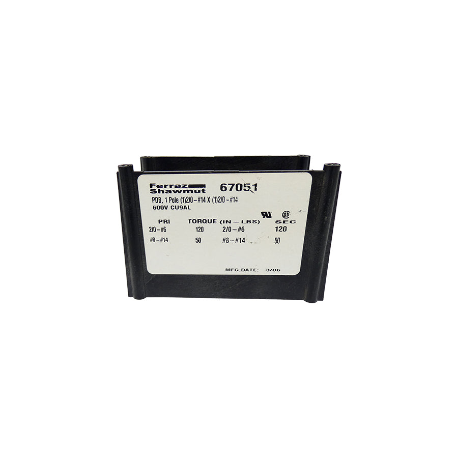 FERRAZ SHAWMUT 67051 600V (AS PICTURED) NSNP