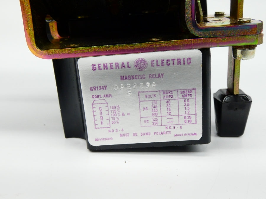 GENERAL ELECTRIC CR124Y0A2829A 600V 5A NSNP