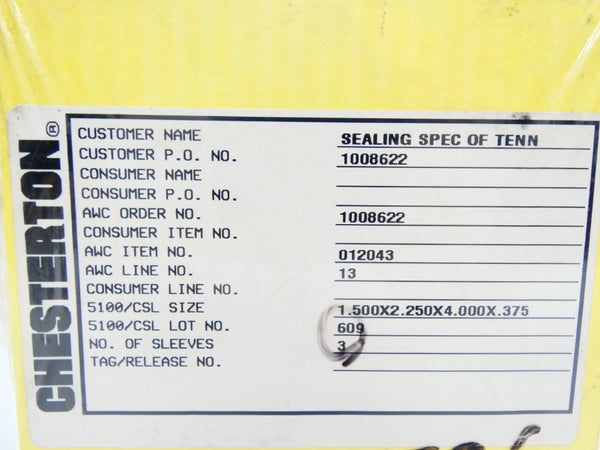 CHESTERTON 5100 012043 (PKG OF 3) NSFS