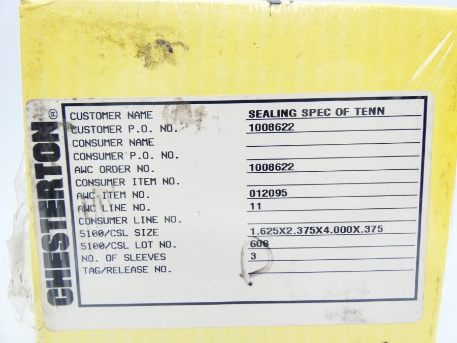 CHESTERTON 5100 012095 (PKG OF 3) NSFS