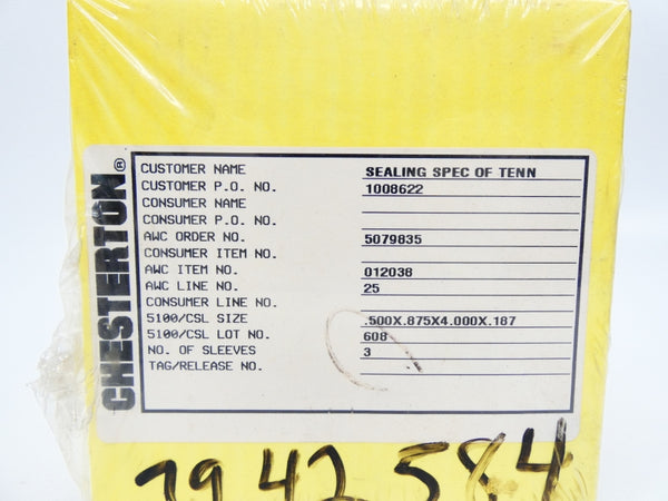 CHESTERTON 5100 012038 (PKG OF 3) NSFS