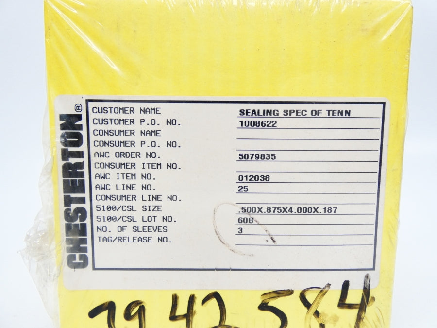 CHESTERTON 5100 012038 (PKG OF 3) NSFS