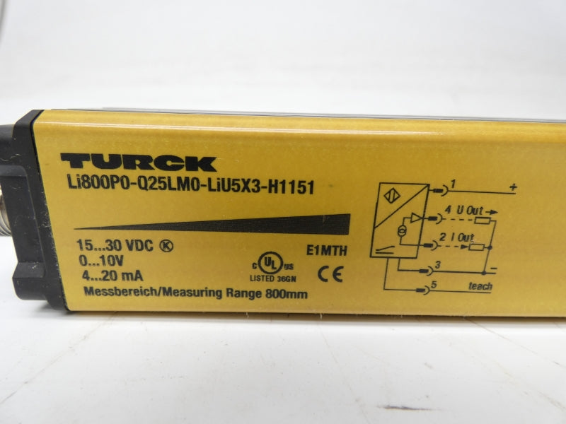 TURCK LI800P0-Q25LM0-LIU5X3-H1151 1590137 15-30VDC NSMP