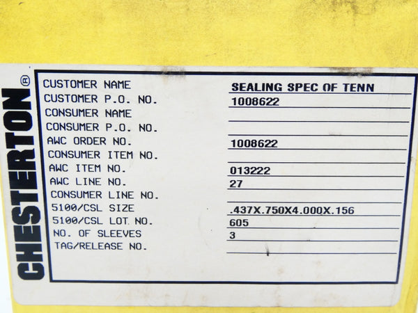 CHESTERTON 5100 013222 (PGK OF 3) NSMP