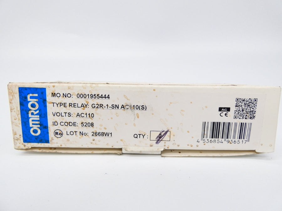 OMRON G2R-1-SNAC110(S) 110V (PKG OF 5) NSMP