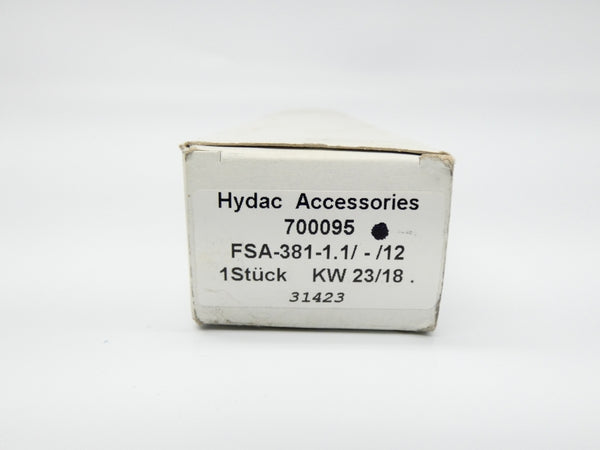 HYDAC 700095 FSA-381-1.1/-/12 NSMP
