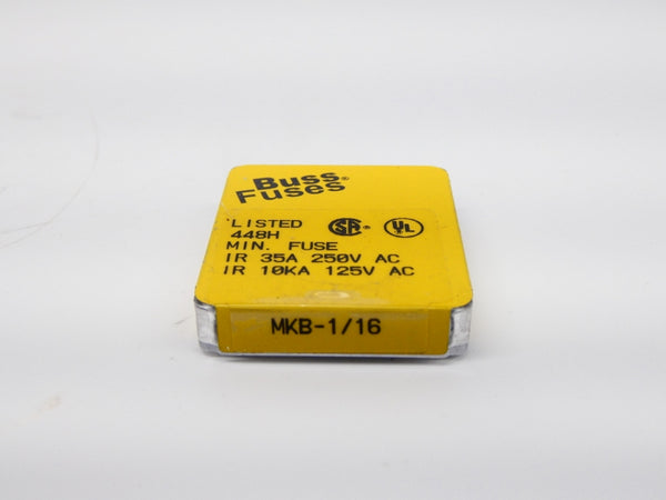 BUSSMANN MKB-1/16 250VAC 35A (PKG OF 5) NSMP
