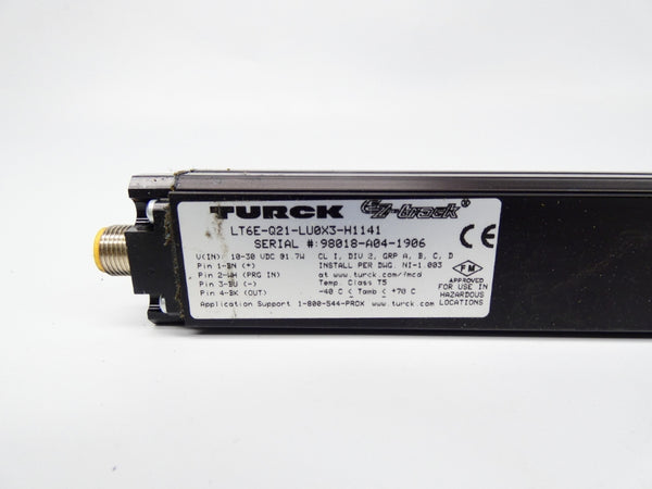TURCK LT6E-Q21-LU0X3-H1141 10-30VDC UNMP