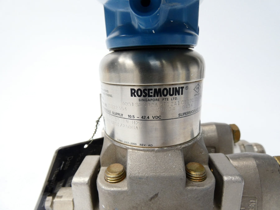 ROSEMOUNT 3051S2CD2A2F12A1CB1D1D2 300S1CAD1M5 10.5-42.4VDC UNMP