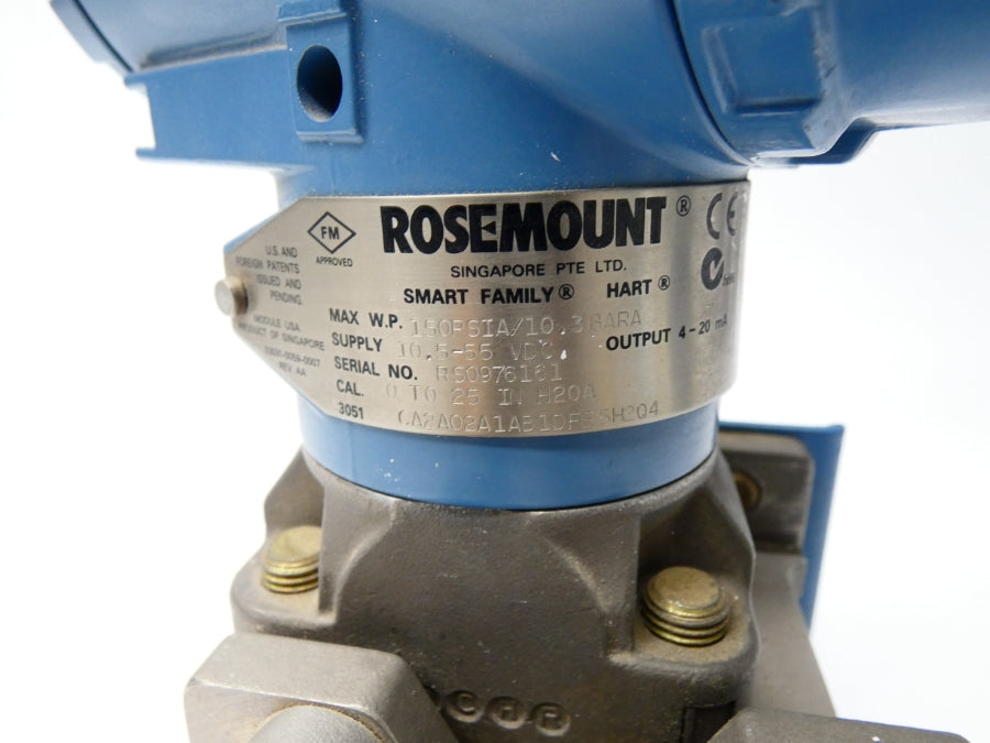 ROSEMOUNT 3051CA2A02A1AB1DFE5H2Q4 10.5-55VDC UNMP