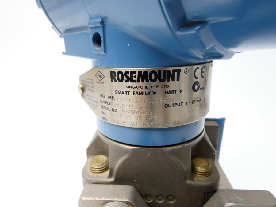 ROSEMOUNT 3051CA2A02A1AB1DFE5H2Q4 10.5-55VDC (AS IS) UNMP