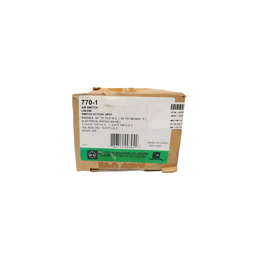 WHITE-RODGERS 770-1 L39-558 277VAC 15A NSFS