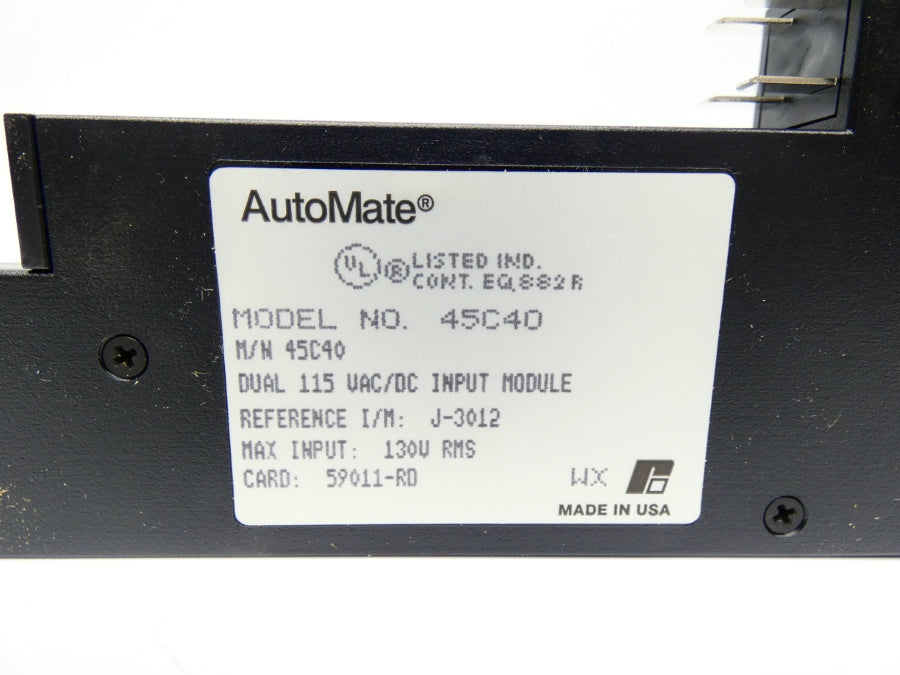 RELIANCE ELECTRIC 45C40 115V NSMP