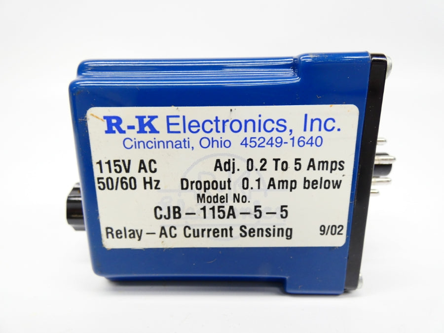 RK ELECTRONICS CJB-115A-5-5 115VAC 0.2-5A NSNP