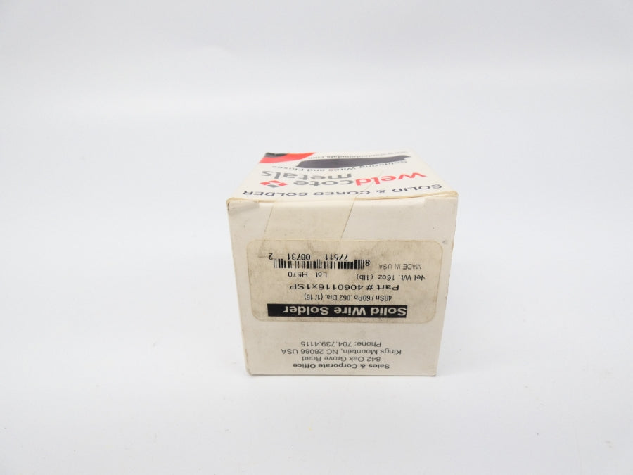 WELDCOTE METALS 4060116X1SP NSFS