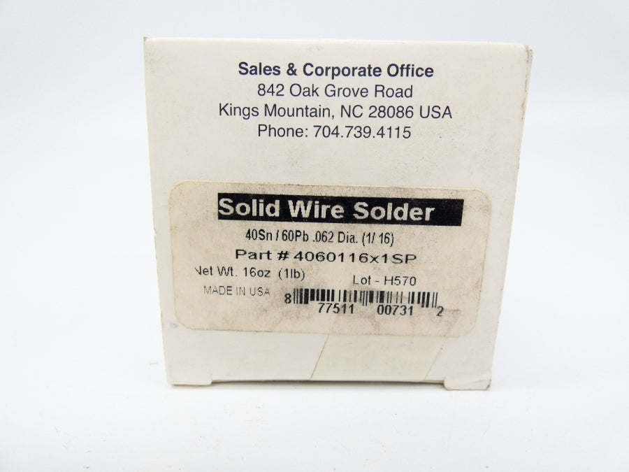 WELDCOTE METALS 4060116X1SP NSFS