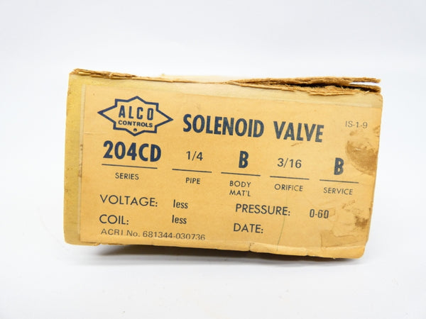 ALCO CONTROLS 204CD 60VAC 0-60PSI 3/16" NSMP