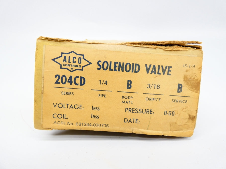 ALCO CONTROLS 204CD 60VAC 0-60PSI 3/16" NSMP