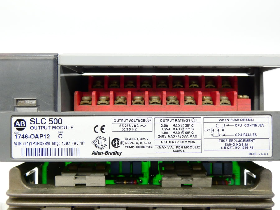 INDUSTRIAL SPARE PART 1746-OAP12 SER. C 85-265VAC 2A UNMP