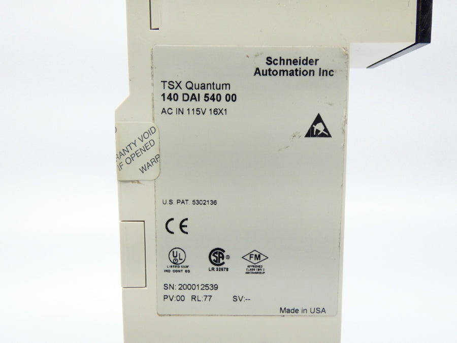 SCHNEIDER ELECTRIC 140DAI54000 115V (NO TERMINAL) UNMP