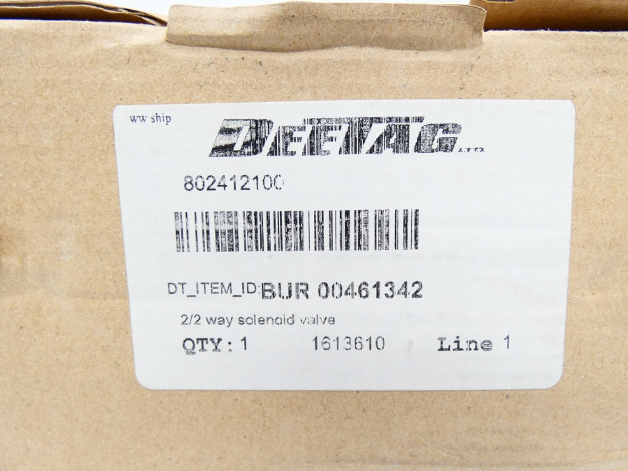 BURKERT 00461342 6013A1/8FKMBR 110/120V 145PSI 1/4" NSMP