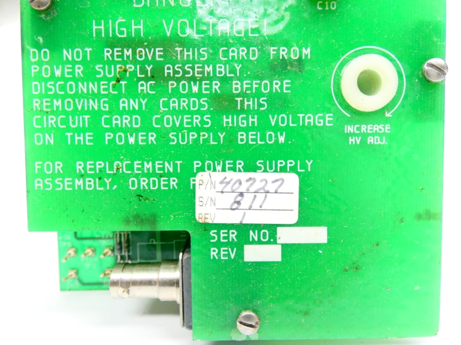INDUSTRIAL DYNAMICS 40727 REV. 1 40725 REV. 3 UNMP