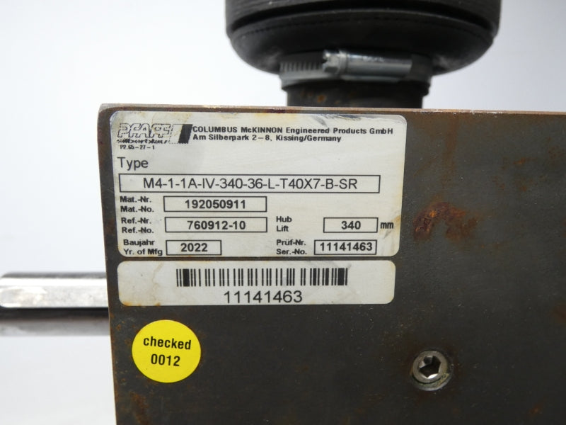 PFAFF M4-1-1A-IV-340-36-L-T40X7-B-SR NSNP