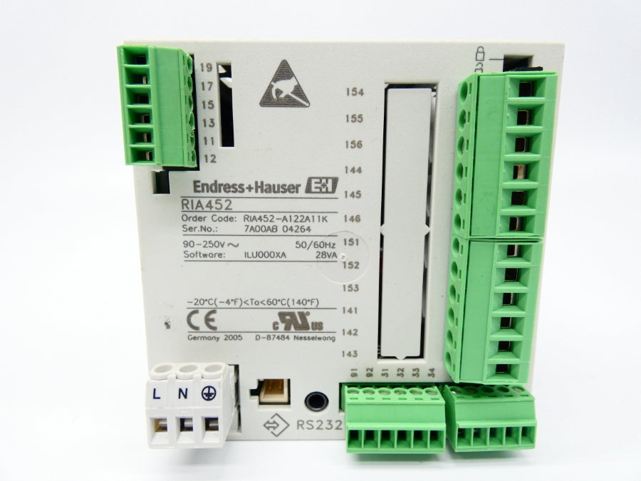 ENDRESS+HAUSER RIA452-A122A11K 90-250V UNMP