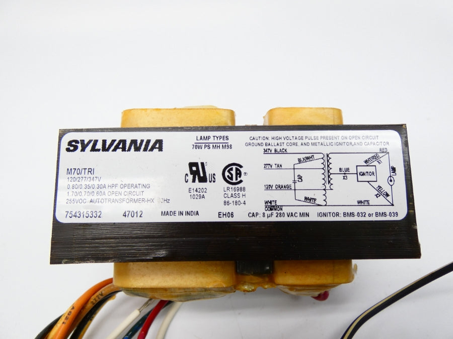 SYLVANIA 47012 M70/TRI 120/277/347V NSMP