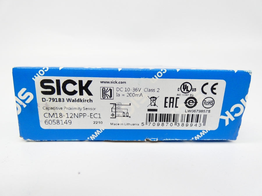 SICK CM18-12NPP-EC1 6058149 10-36V NSFS