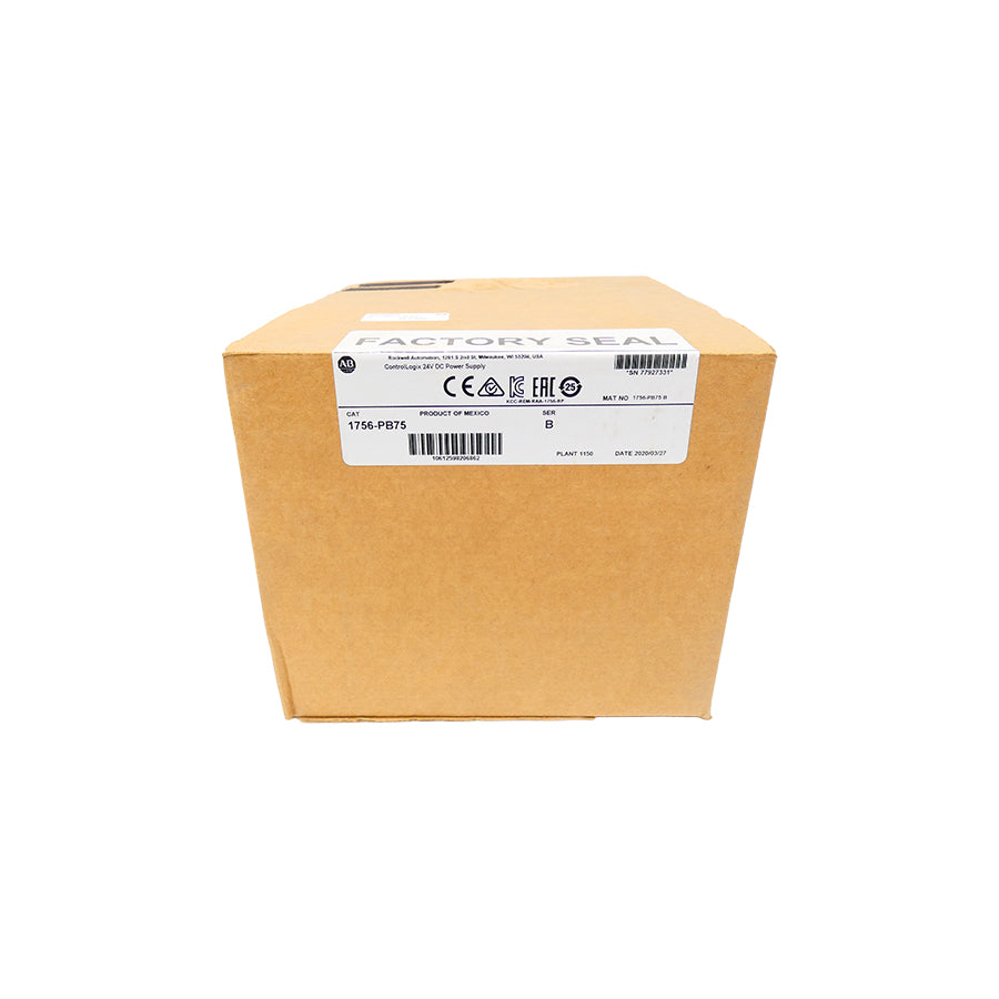 INDUSTRIAL SPARE PART 1756-PB75 SER. B 24VDC DATE: 2020 NSFS
