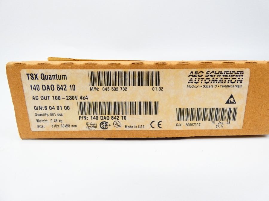 SCHNEIDER AUTOMATION 140DAO84210 100-230V NSMP