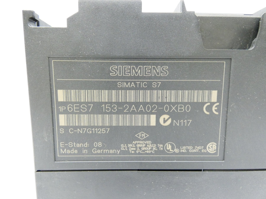 SIEMENS 6ES7153-2AA02-0XB0 VER. 08 NSMP
