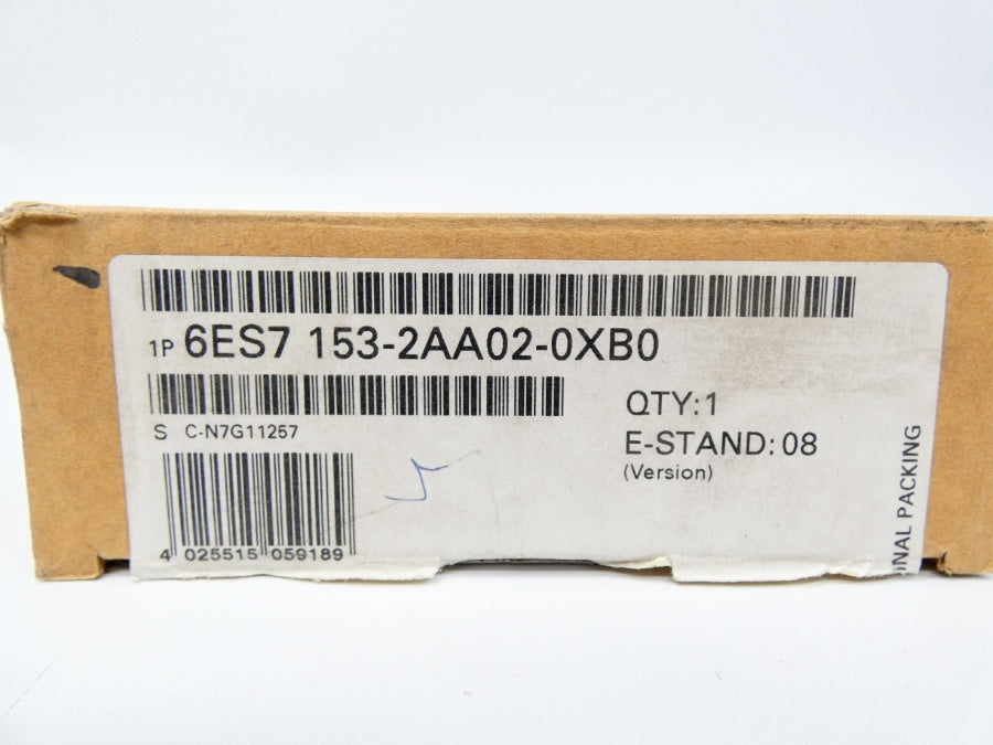 SIEMENS 6ES7153-2AA02-0XB0 VER. 08 NSMP