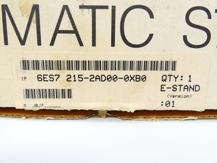 SIEMENS 6ES7215-2AD00-0XB0 VER. 01 NSMP