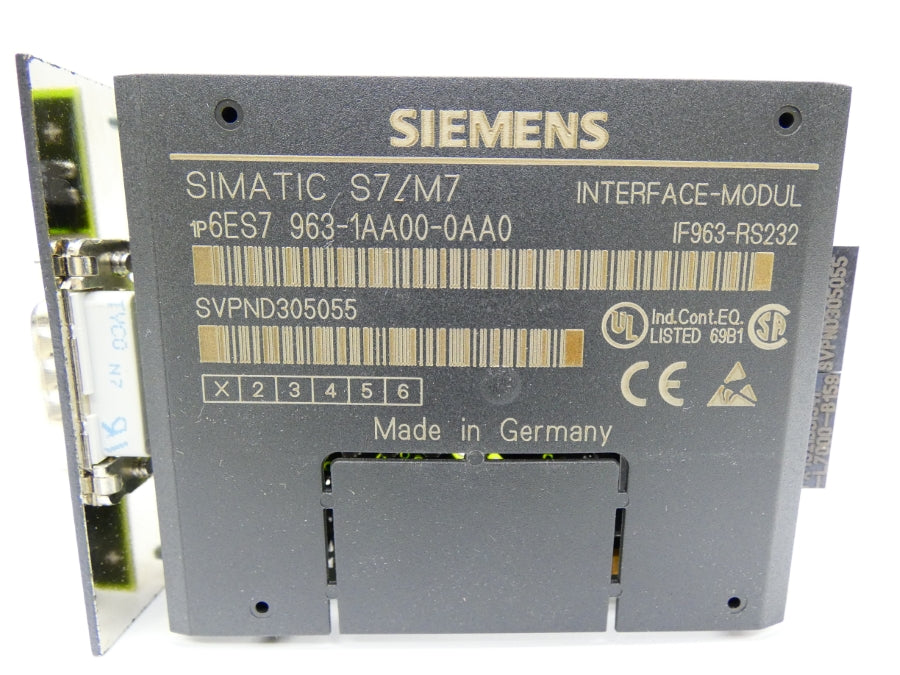 SIEMENS 6ES7963-1AA00-0AA0 VER. 01 NSMP