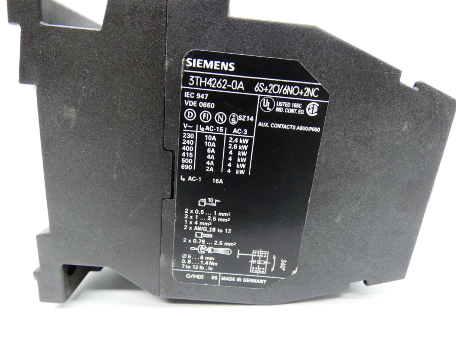 SIEMENS 3TH4262-0AP0 220/230V NSNP