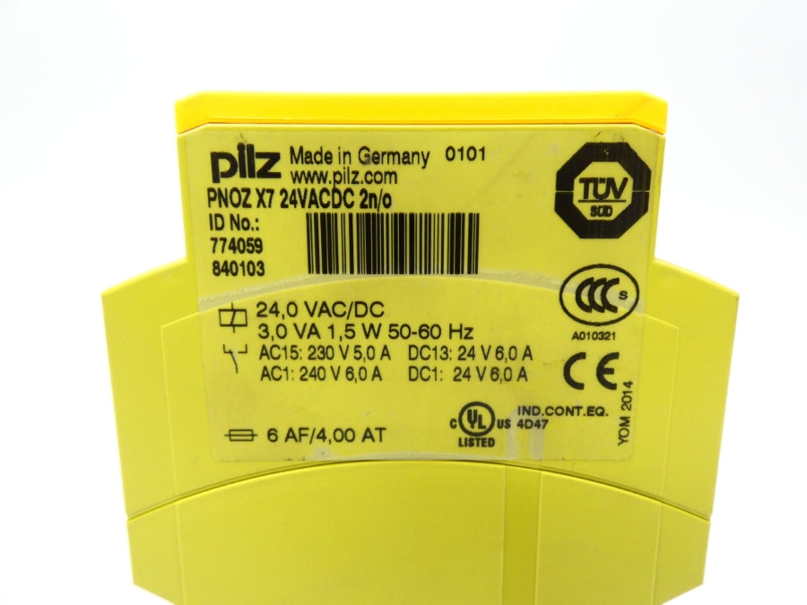 PILZ PNOZX724VACDC2N/O 774059 24V 6A NSNP