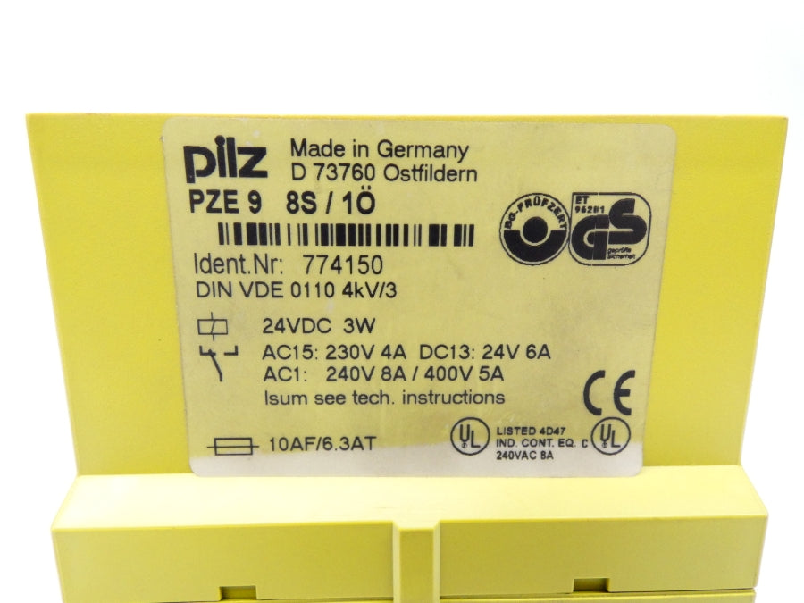 PILZ PZE98S/1O 774150 24VDC UNMP