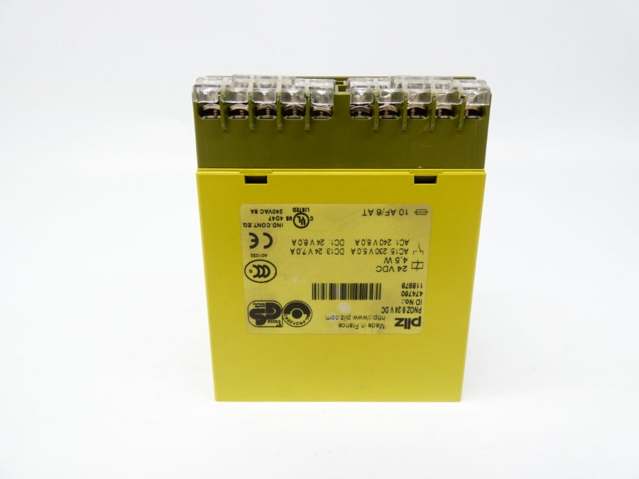 PILZ PNOZ824VDC 474760 24VDC 8A UNMP