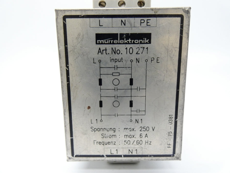 MURR ELEKTRONIK 10271 250V 6A UNMP