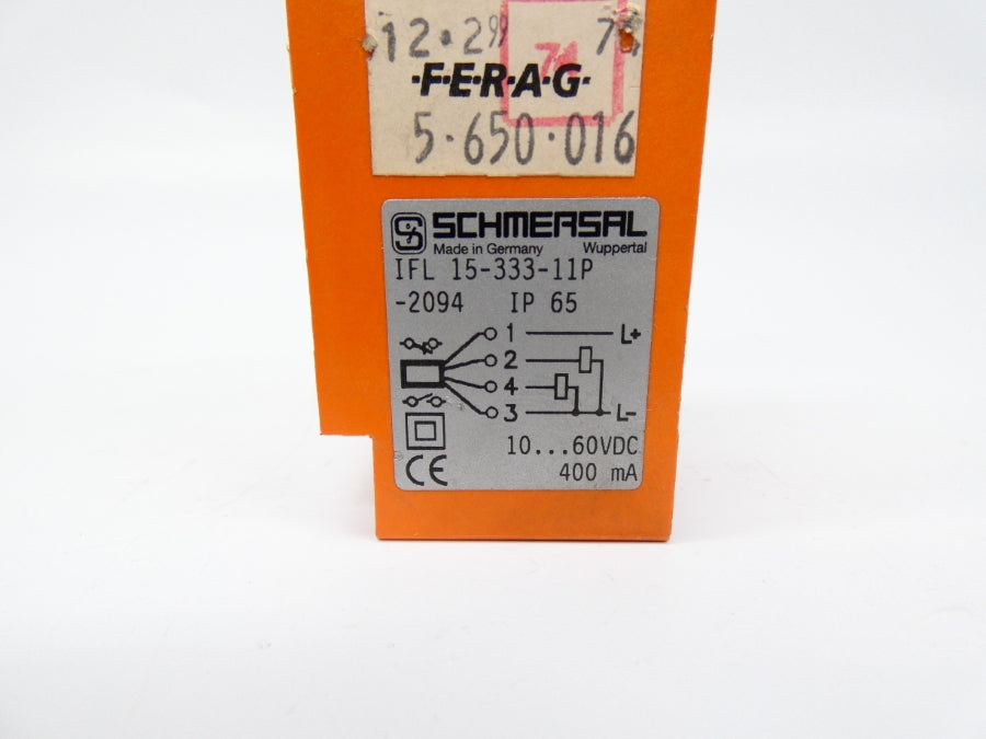 SCHMERSAL IFL15-333-11P-2094 10-60VDC NSNP